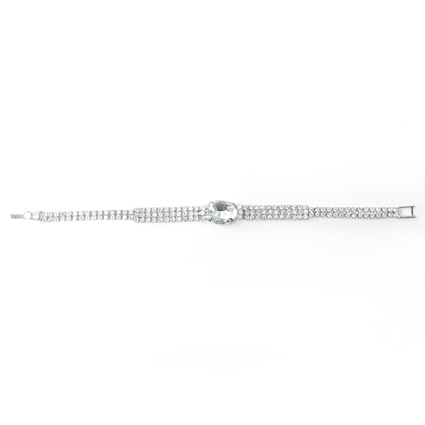 Silver Tone Elegant Bracelet
