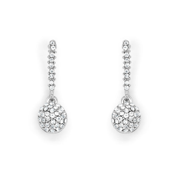 Silver Tone Drop Earrings