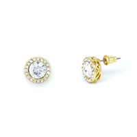 Gold Tone Stud Earrings