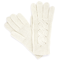 Beige Winter Gloves