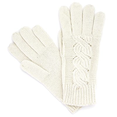 Beige Winter Gloves