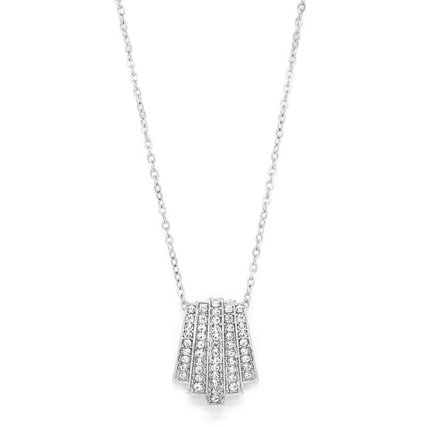 Silver Tone Multiple Strand Pendant